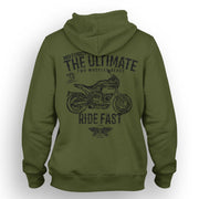 JL Ultimate Illustration For A Buell S1 Motorbike Fan Hoodie