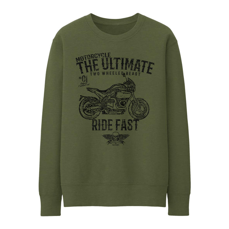 JL Ultimate Illustration for a Buell S1 Motorbike fan Jumper