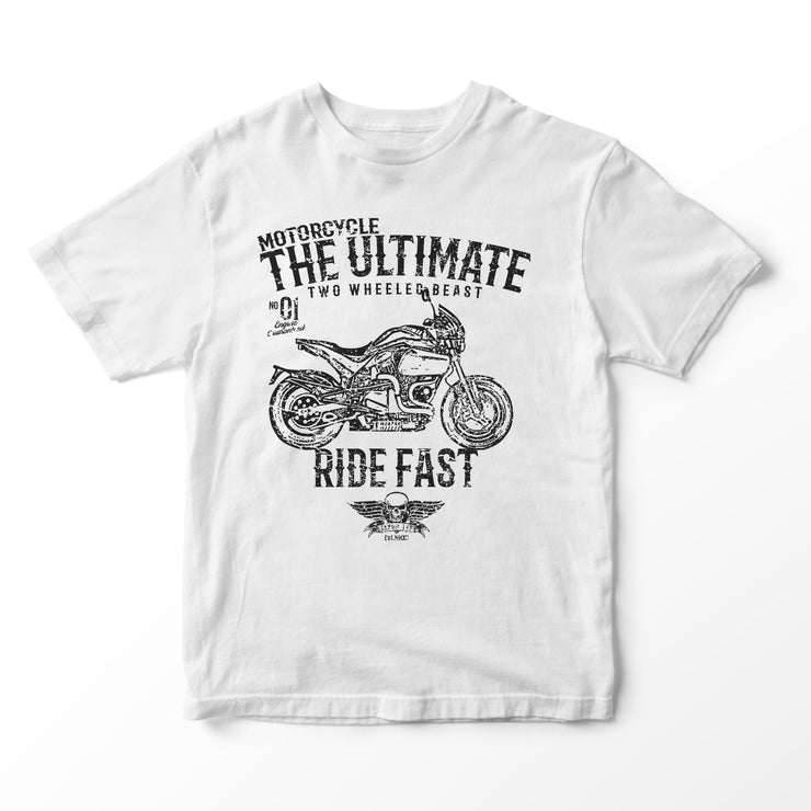 JL Ultimate Illustration for a Buell S1 Motorbike fan T-shirt