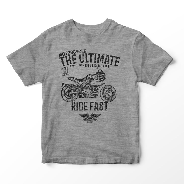 JL Ultimate Illustration for a Buell S1 Motorbike fan T-shirt