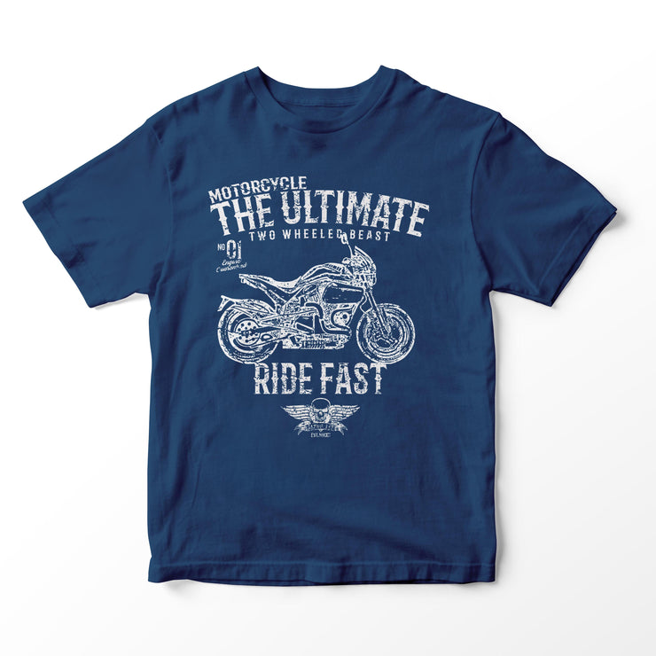 JL Ultimate Illustration for a Buell S1 Motorbike fan T-shirt