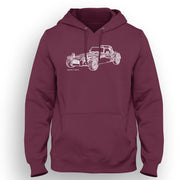 JL Illustration For A Caterham 7 Roadster Motorcar Fan Hoodie
