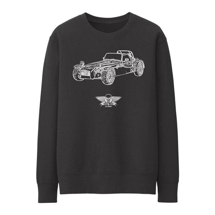 JL Basic Illustration for a Caterham 7 Roadsport Motorcar fan Jumper