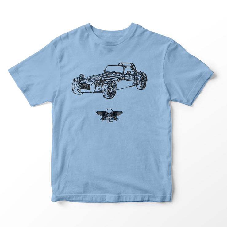 JL Basic Illustration for a Caterham 7 Roadsport Motorcar fan T-shirt