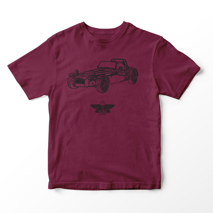 JL Basic Illustration for a Caterham 7 Roadsport Motorcar fan T-shirt