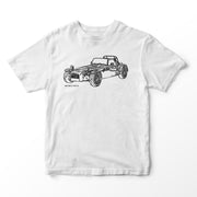 JL Illustration For A Caterham 7 Roadsport Motorbike Fan T-shirt