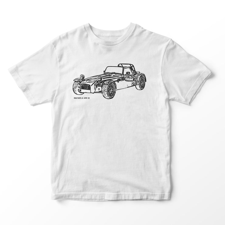 JL Illustration For A Caterham 7 Roadsport Motorbike Fan T-shirt