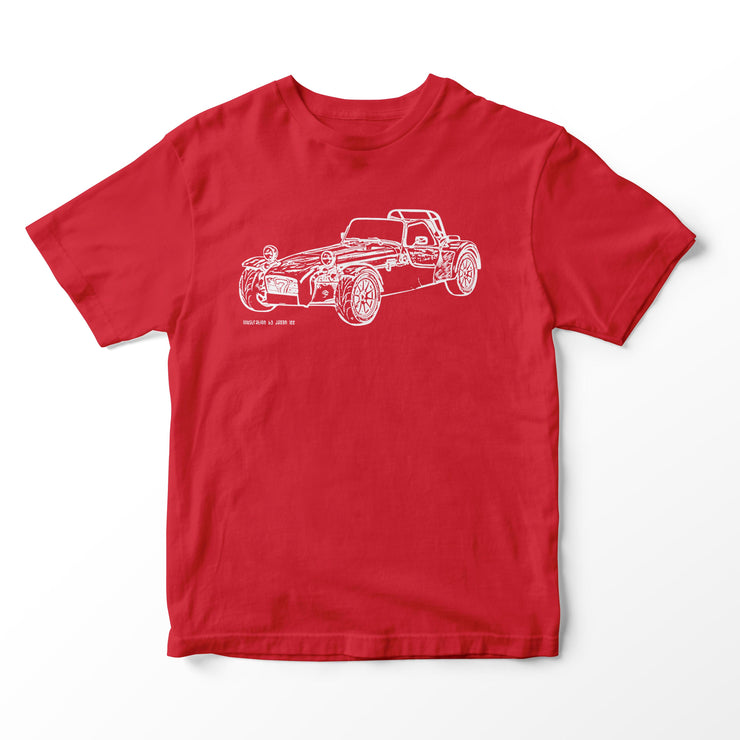 JL Illustration For A Caterham 7 Roadsport Motorbike Fan T-shirt