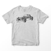 JL Illustration For A Caterham 7 Roadsport Motorbike Fan T-shirt