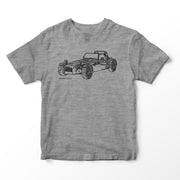 JL Illustration For A Caterham 7 Roadsport Motorbike Fan T-shirt