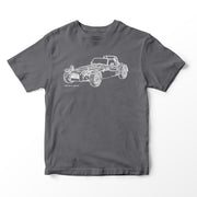 JL Illustration For A Caterham 7 Roadsport Motorbike Fan T-shirt