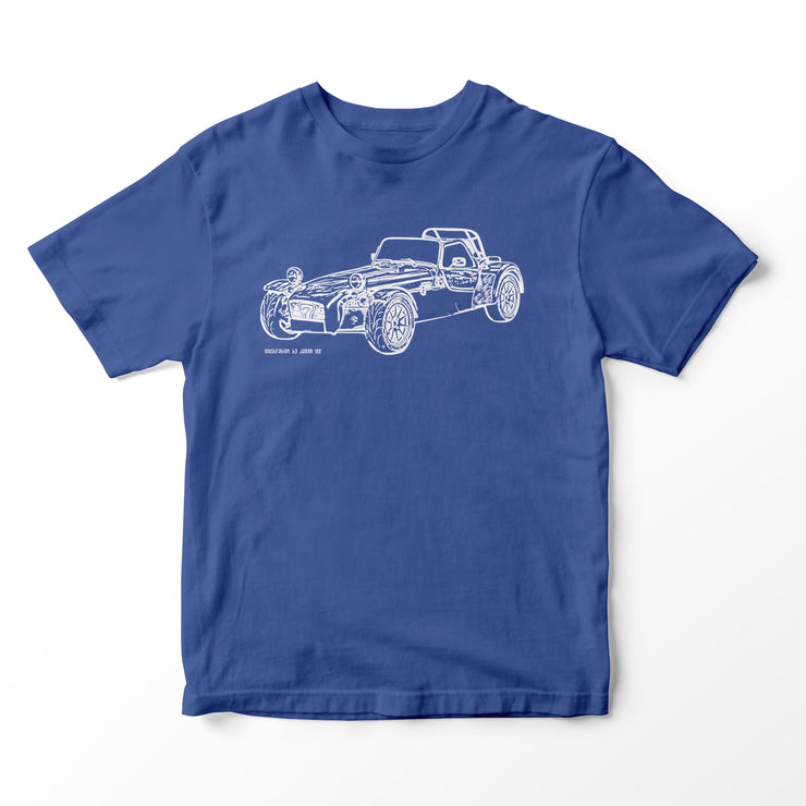 JL Illustration For A Caterham 7 Roadsport Motorbike Fan T-shirt