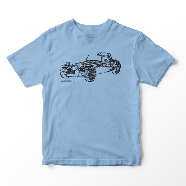 JL Illustration For A Caterham 7 Roadsport Motorbike Fan T-shirt