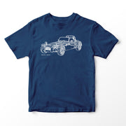 JL Illustration For A Caterham 7 Roadsport Motorbike Fan T-shirt