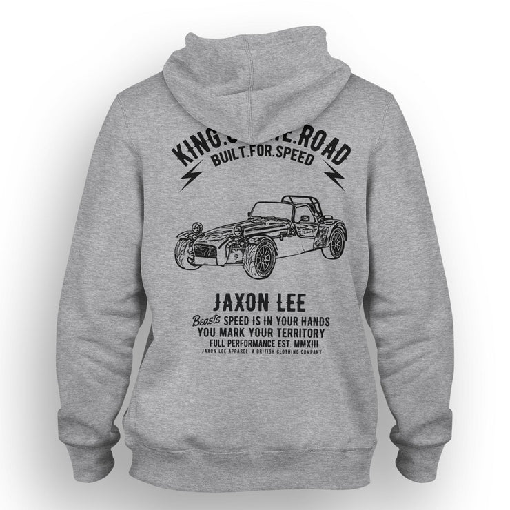 JL King Art Hood aimed at fans of Caterham 7 Roadster Motorcar