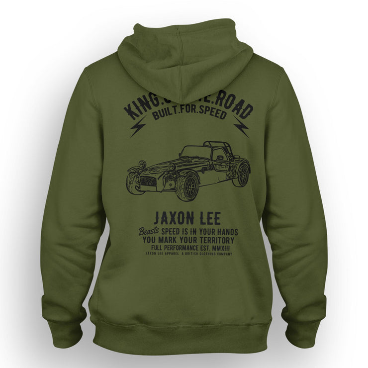 JL King Art Hood aimed at fans of Caterham 7 Roadster Motorcar