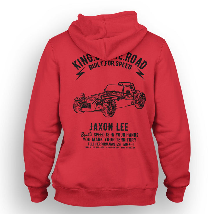 JL King Art Hood aimed at fans of Caterham 7 Roadster Motorcar