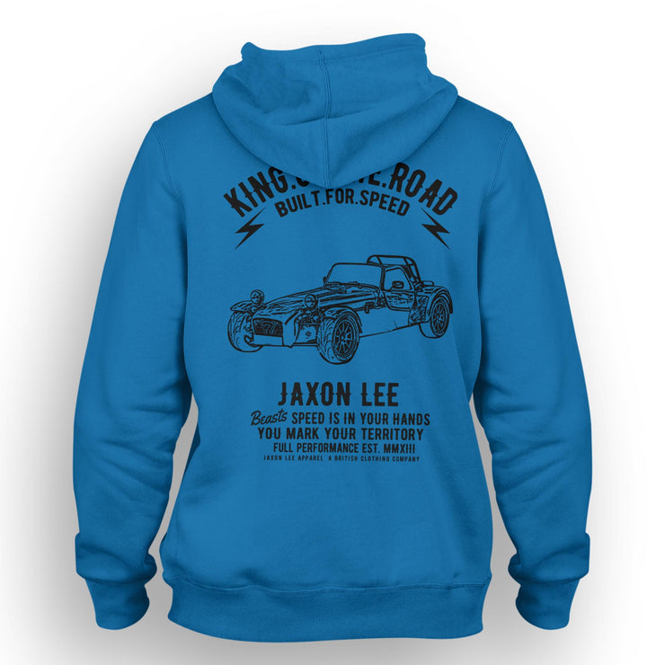 JL King Art Hood aimed at fans of Caterham 7 Roadster Motorcar