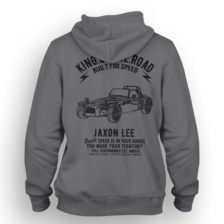 JL King Art Hood aimed at fans of Caterham 7 Roadster Motorcar