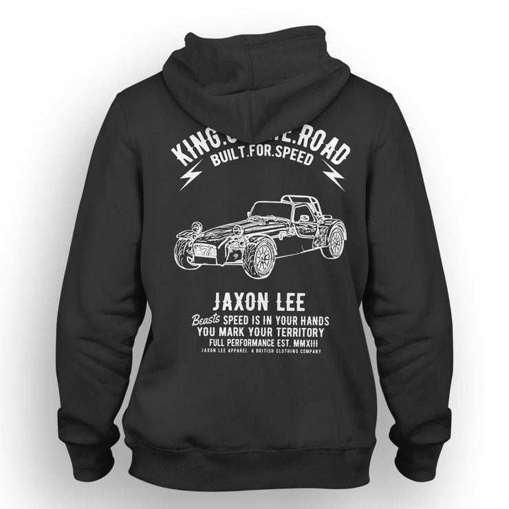 JL King Art Hood aimed at fans of Caterham 7 Roadster Motorcar