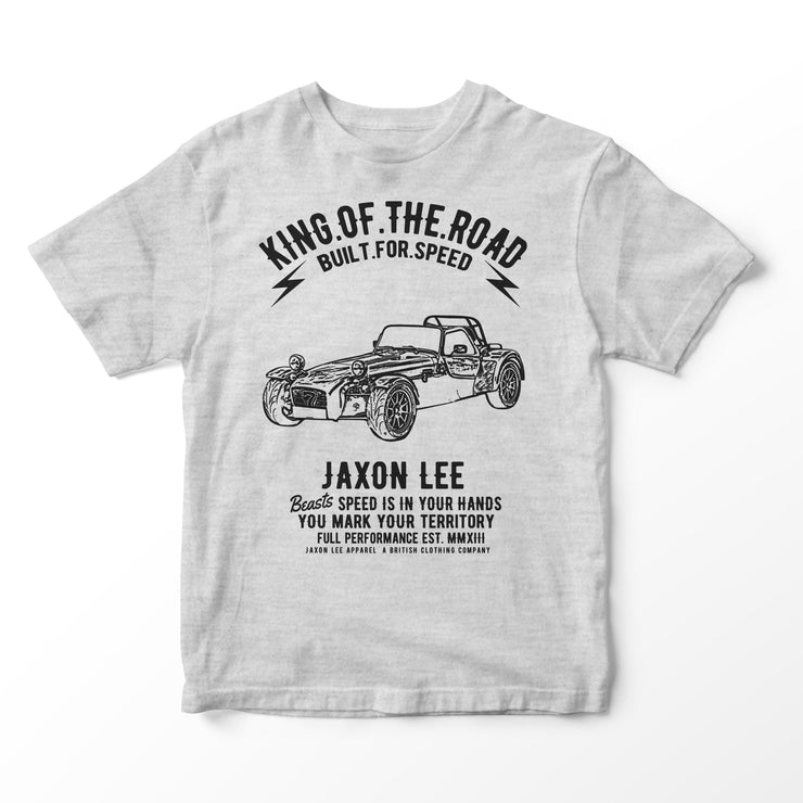 JL King Illustration for a Caterham 7 Roadsport Motorcar fan T-shirt