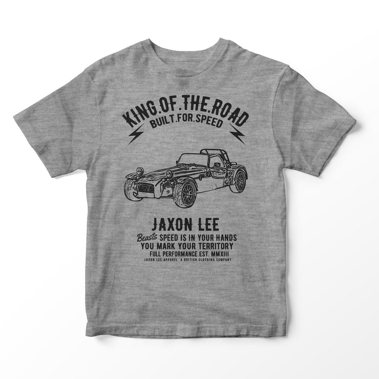 JL King Illustration for a Caterham 7 Roadsport Motorcar fan T-shirt