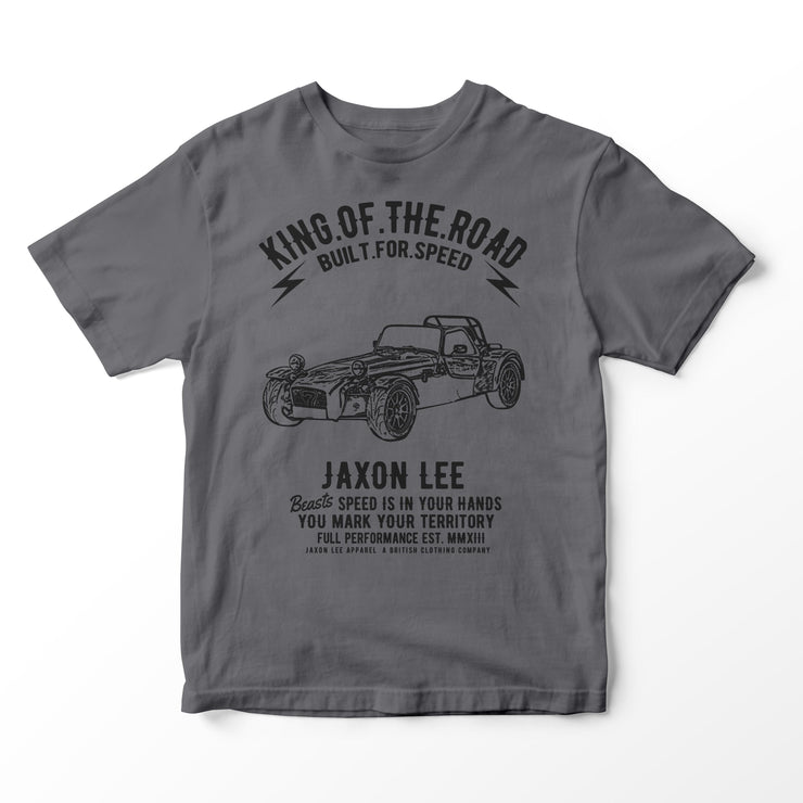 JL King Illustration for a Caterham 7 Roadsport Motorcar fan T-shirt