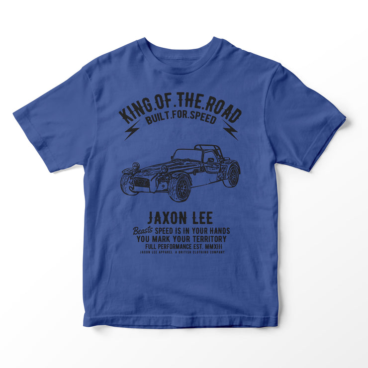 JL King Illustration for a Caterham 7 Roadsport Motorcar fan T-shirt