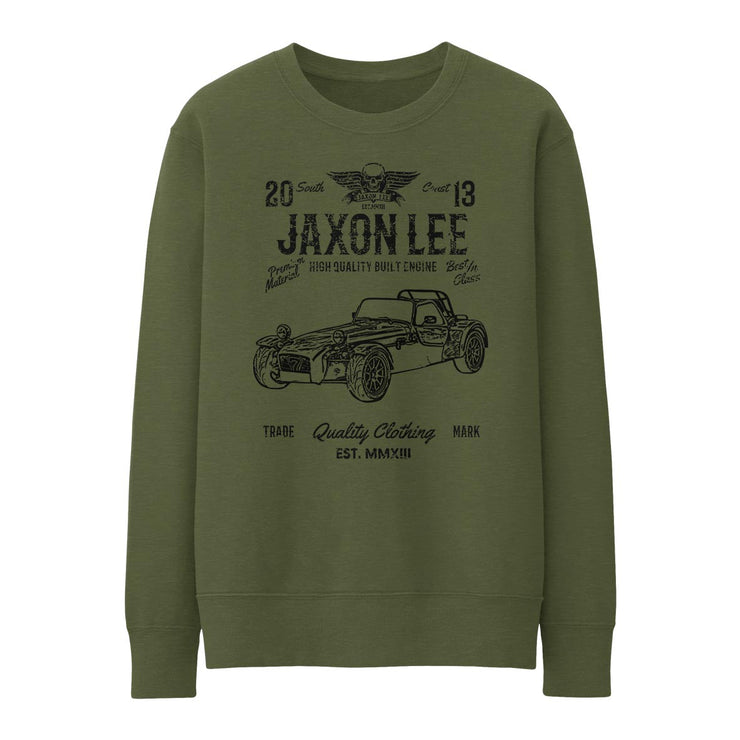 JL Soul Illustration for a Caterham 7 Roadsport Motorcar fan Jumper