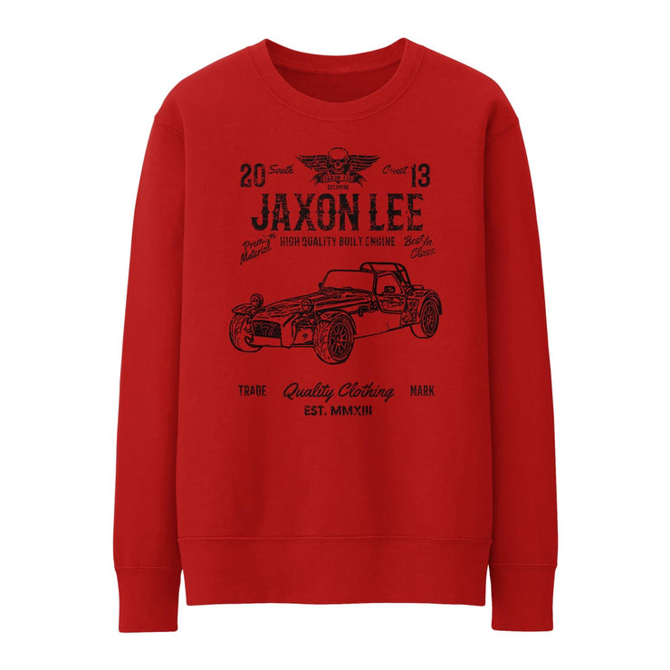 JL Soul Illustration for a Caterham 7 Roadsport Motorcar fan Jumper