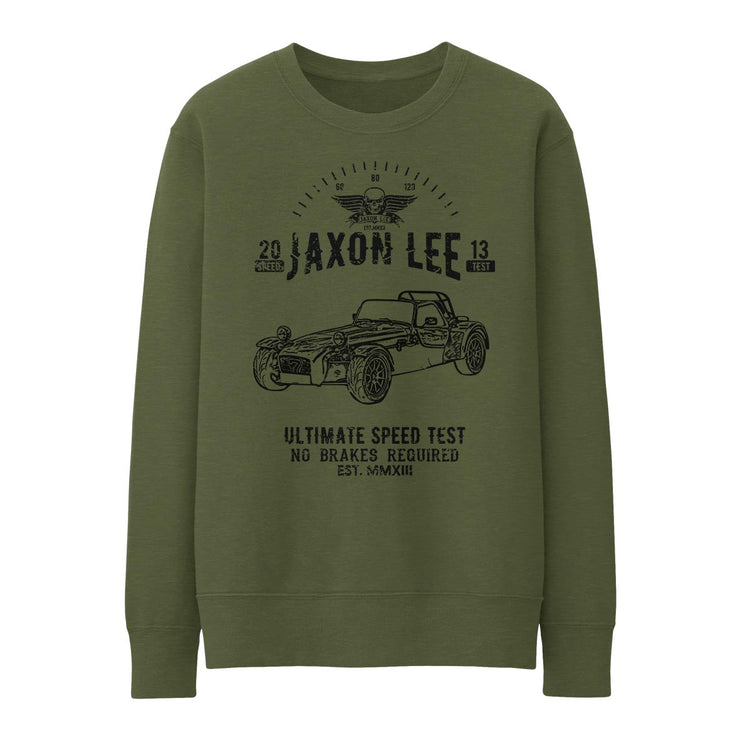 JL Speed Illustration for a Caterham 7 Roadsport Motorcar fan Jumper