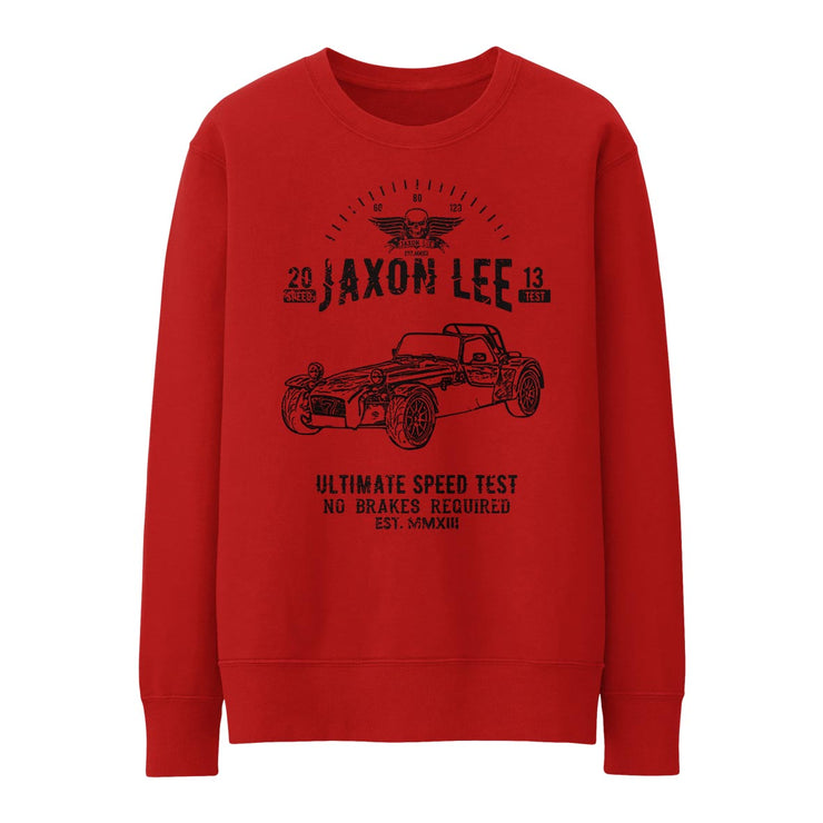 JL Speed Illustration for a Caterham 7 Roadsport Motorcar fan Jumper