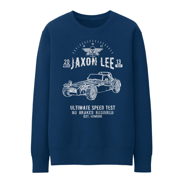 JL Speed Illustration for a Caterham 7 Roadsport Motorcar fan Jumper