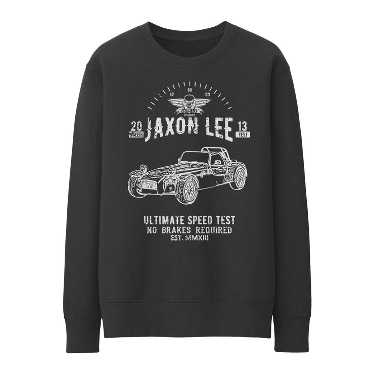 JL Speed Illustration for a Caterham 7 Roadsport Motorcar fan Jumper