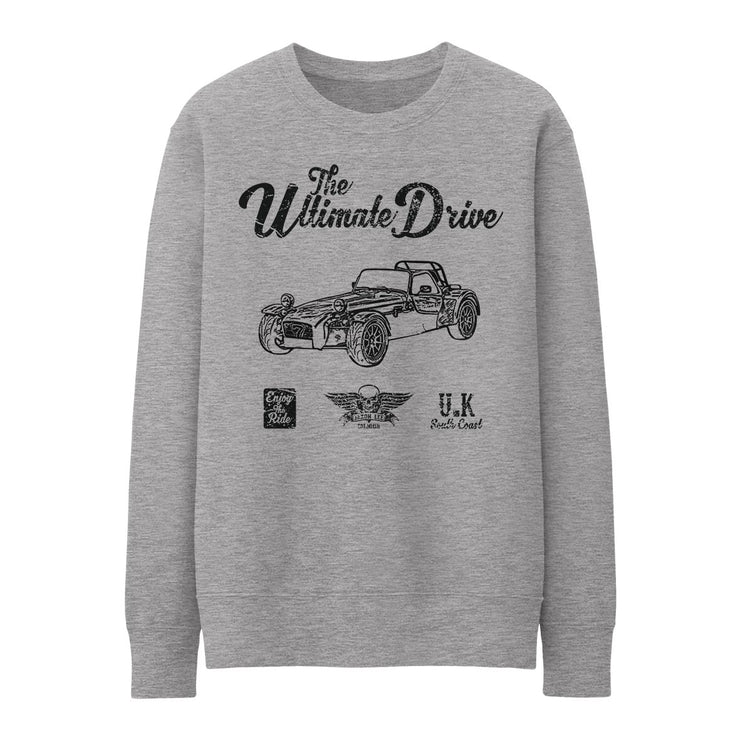JL Ultimate Illustration for a Caterham 7 Roadsport Motorcar fan Jumper
