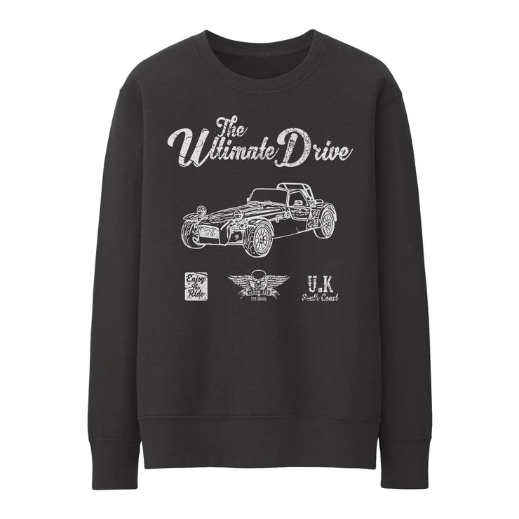 JL Ultimate Illustration for a Caterham 7 Roadsport Motorcar fan Jumper