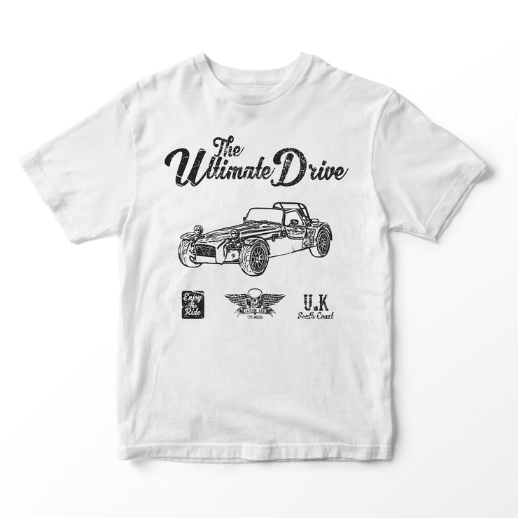JL Ultimate Illustration for a Caterham 7 Roadsport Motorcar fan T-shirt