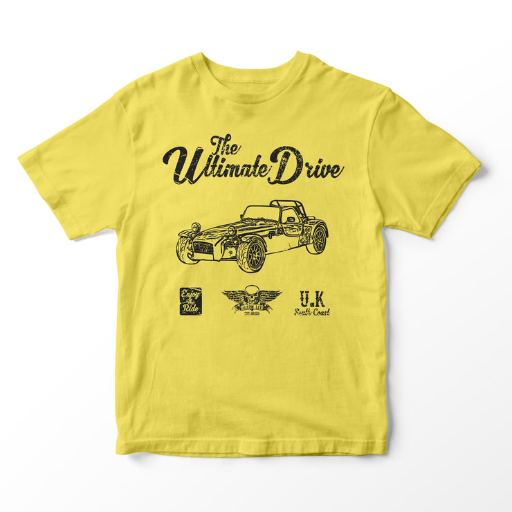 JL Ultimate Illustration for a Caterham 7 Roadsport Motorcar fan T-shirt