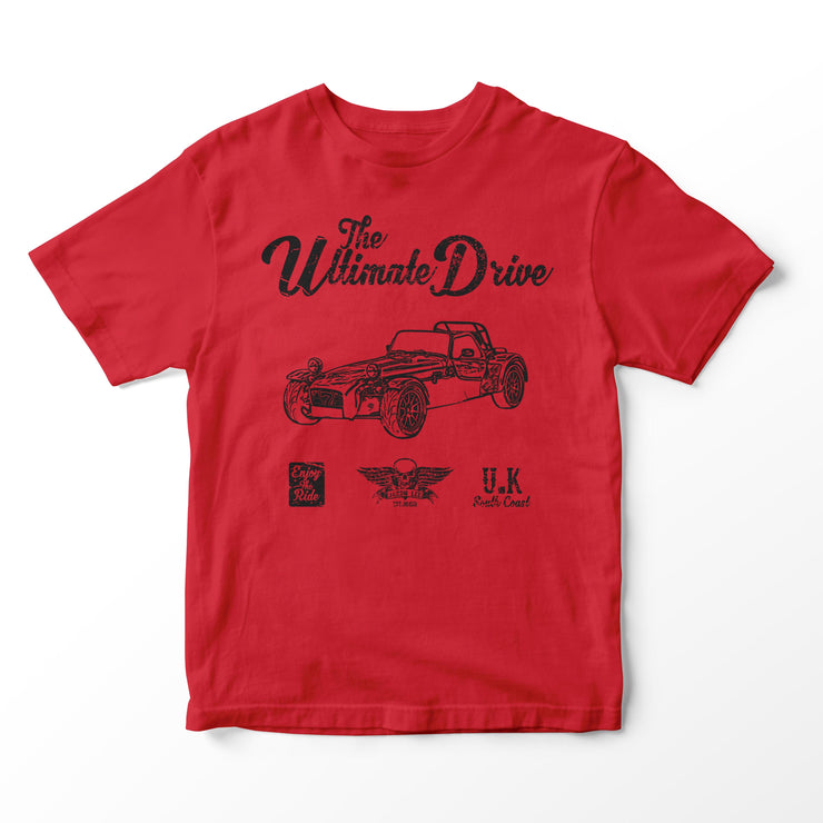 JL Ultimate Illustration for a Caterham 7 Roadsport Motorcar fan T-shirt