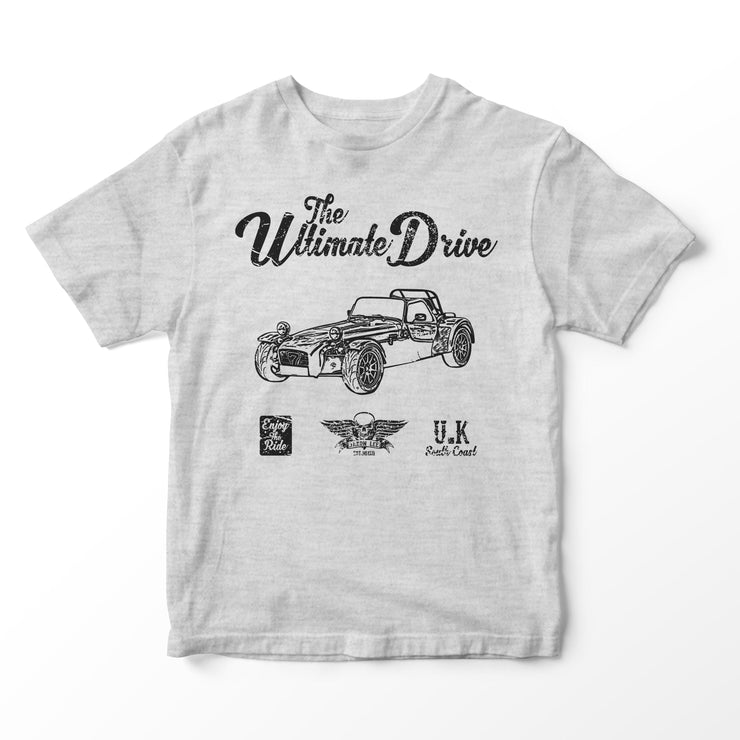 JL Ultimate Illustration for a Caterham 7 Roadsport Motorcar fan T-shirt