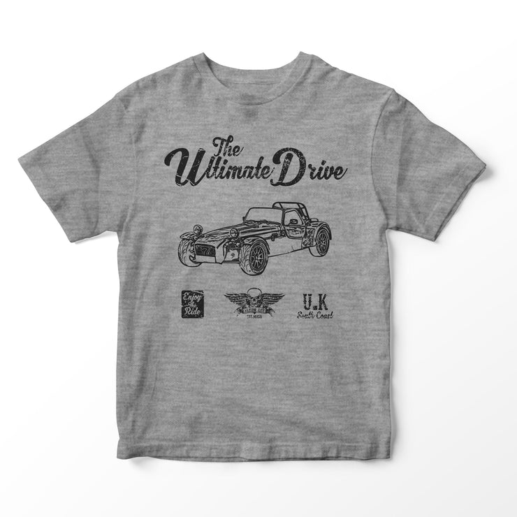 JL Ultimate Illustration for a Caterham 7 Roadsport Motorcar fan T-shirt