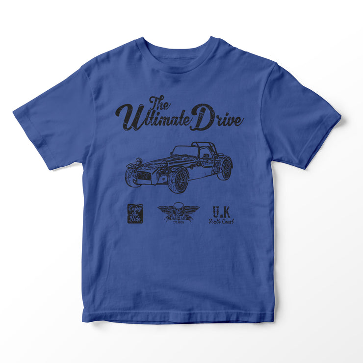 JL Ultimate Illustration for a Caterham 7 Roadsport Motorcar fan T-shirt