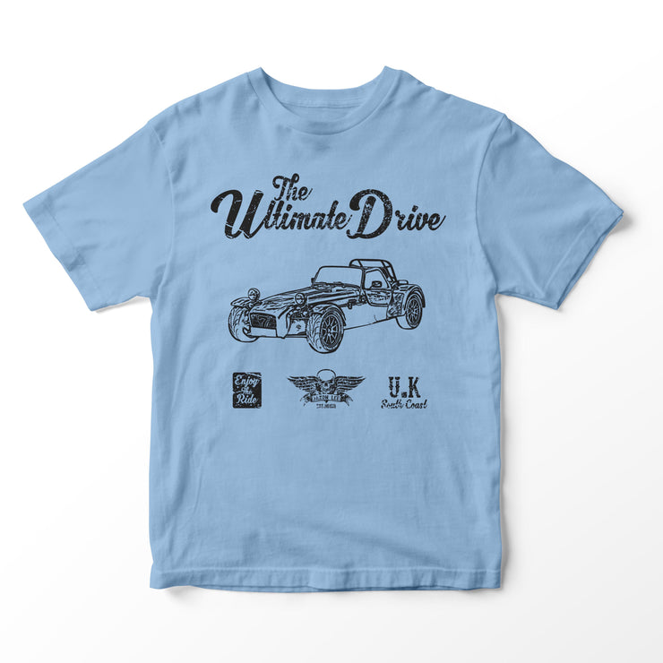 JL Ultimate Illustration for a Caterham 7 Roadsport Motorcar fan T-shirt
