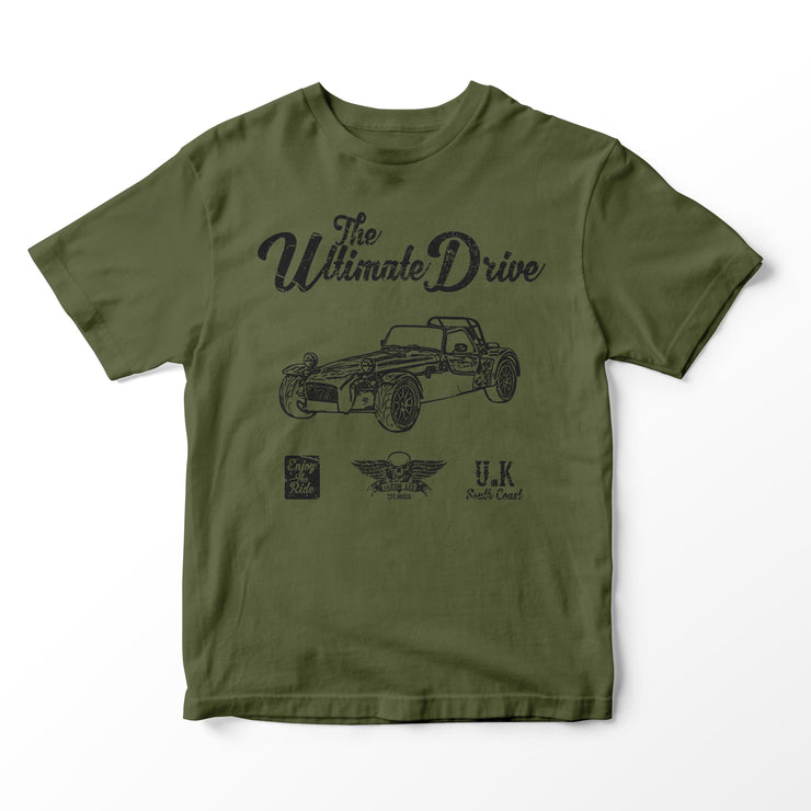 JL Ultimate Illustration for a Caterham 7 Roadsport Motorcar fan T-shirt