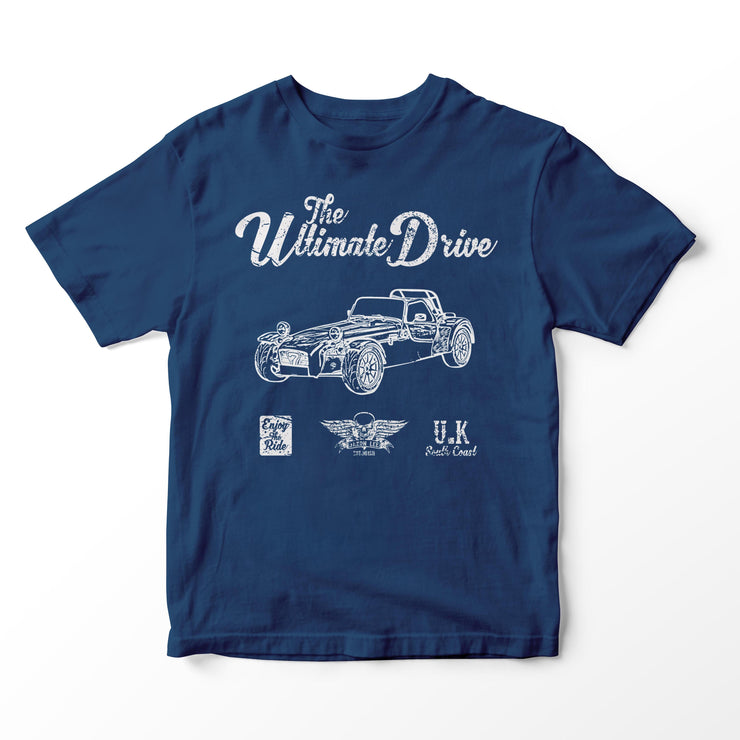 JL Ultimate Illustration for a Caterham 7 Roadsport Motorcar fan T-shirt