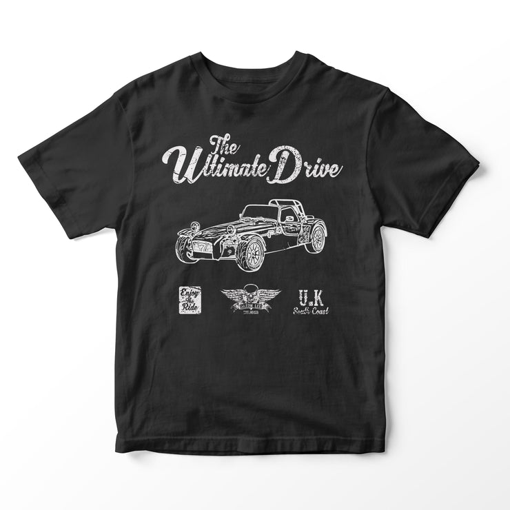 JL Ultimate Illustration for a Caterham 7 Roadsport Motorcar fan T-shirt