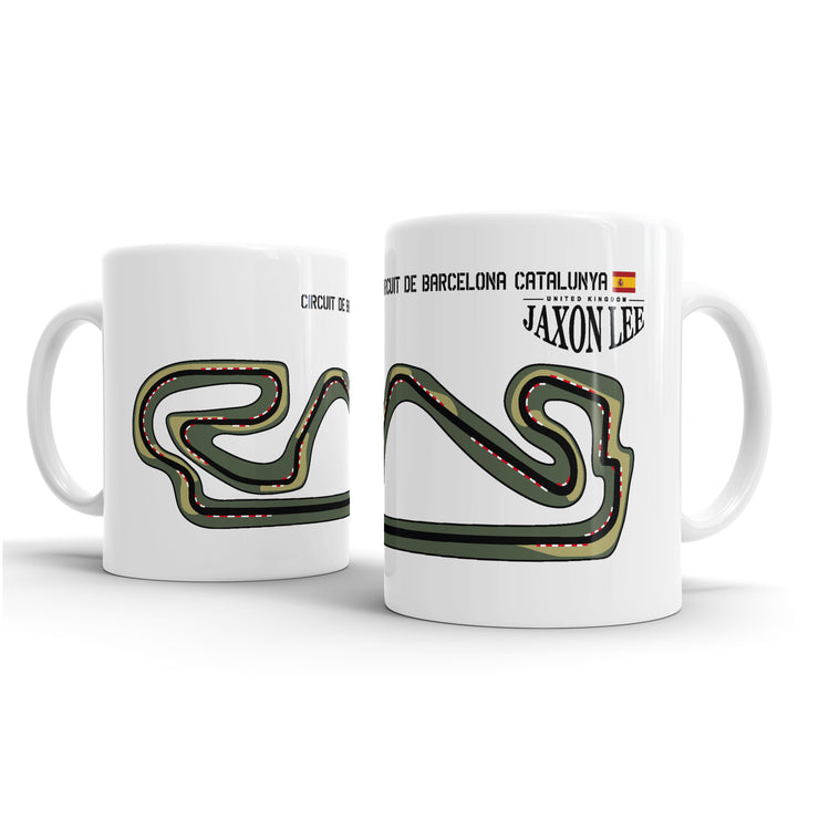 Jaxon Lee - Circuit De Barcelona Catalunya SP – for Motorsport Enthusiasts Gift Mug