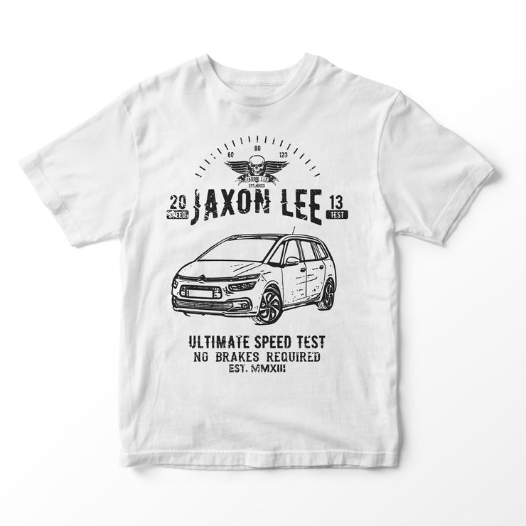 JL Speed Illustration for a Citroen Grand C4 Picasso Motorcar fan T-shirt