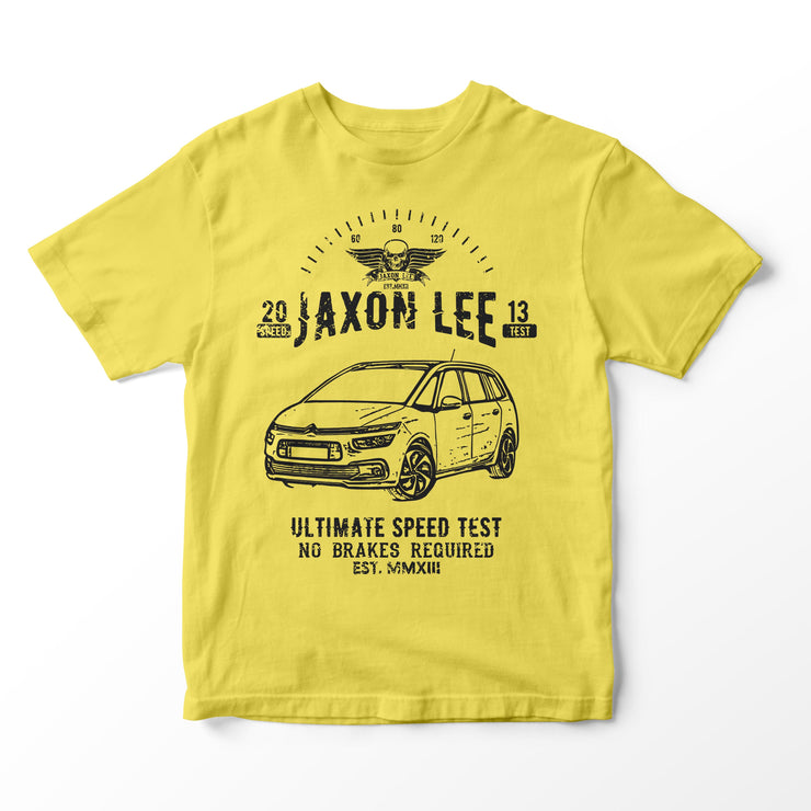 JL Speed Illustration for a Citroen Grand C4 Picasso Motorcar fan T-shirt