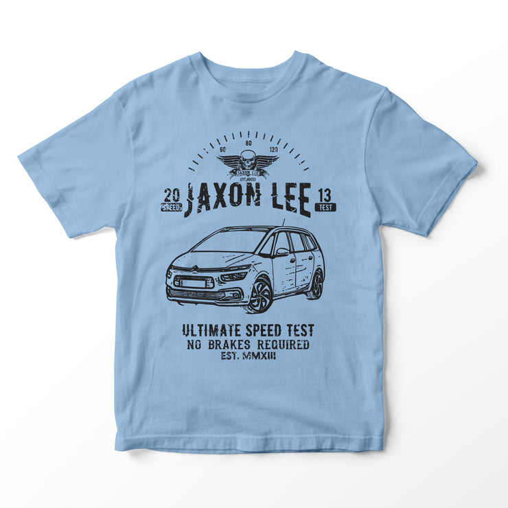 JL Speed Illustration for a Citroen Grand C4 Picasso Motorcar fan T-shirt